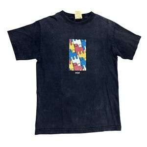 Rare Vintage 90s Enjoi Skateboards Puzzle Graphic T Shirt Men's Small Y2K Skater